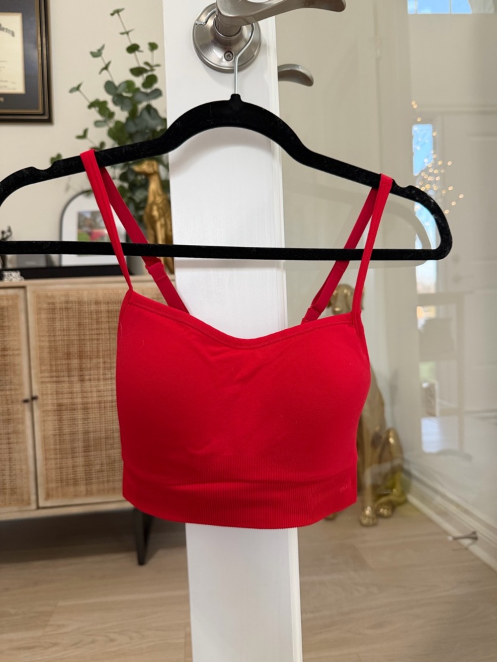 Victoria’s Secret PINK Red Seamless Sports Bra